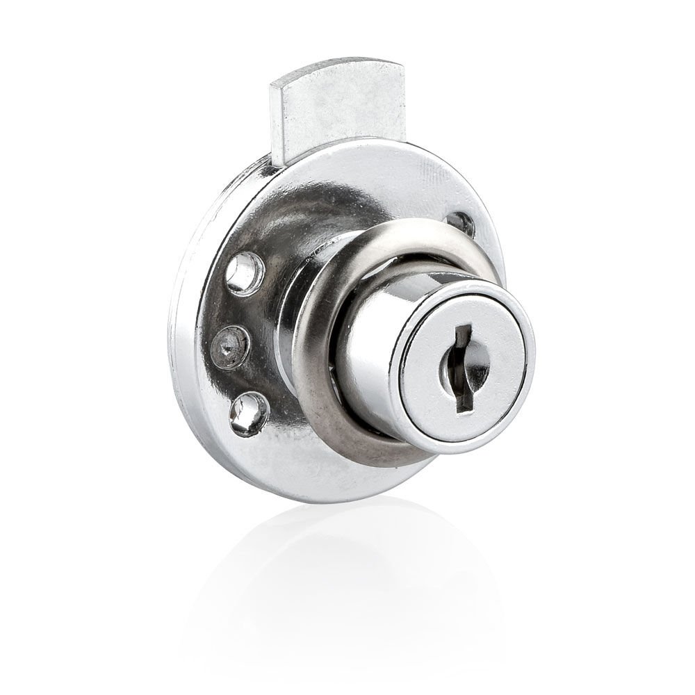 Yuvarlak Çekmece Kilidi 16 Mm