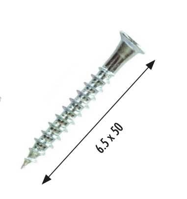 Kabin Vidası Allen Sivri 6.5X50 Çinko