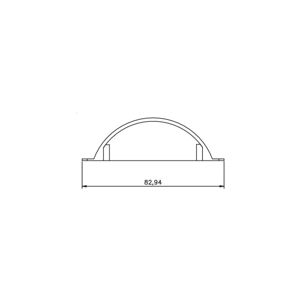 Tas Kulp 64 Mm Mat Siyah