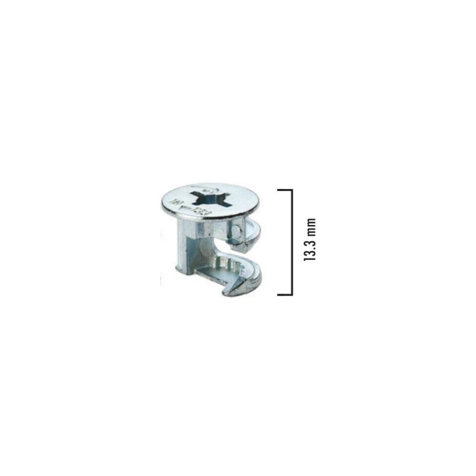 Minifix Gövde 13.3×15 Çinko