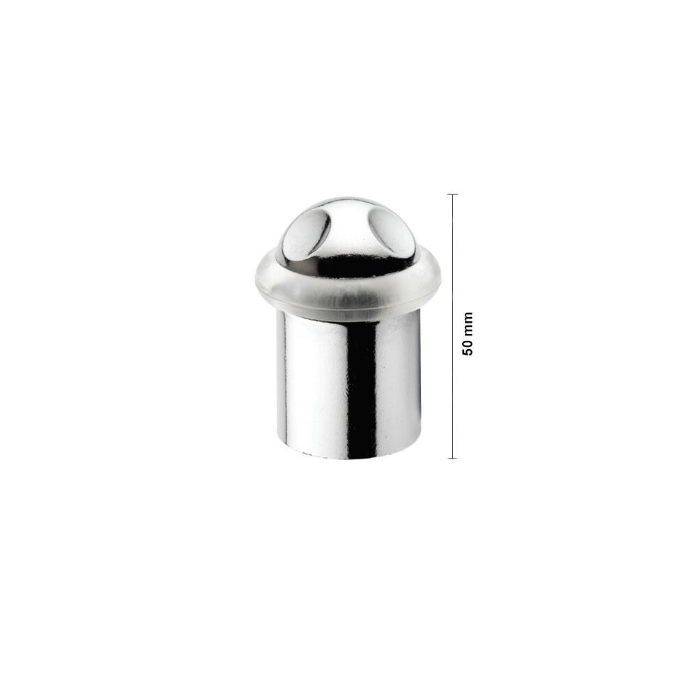 Contalı Kapı Tamponu Krom 50 Mm