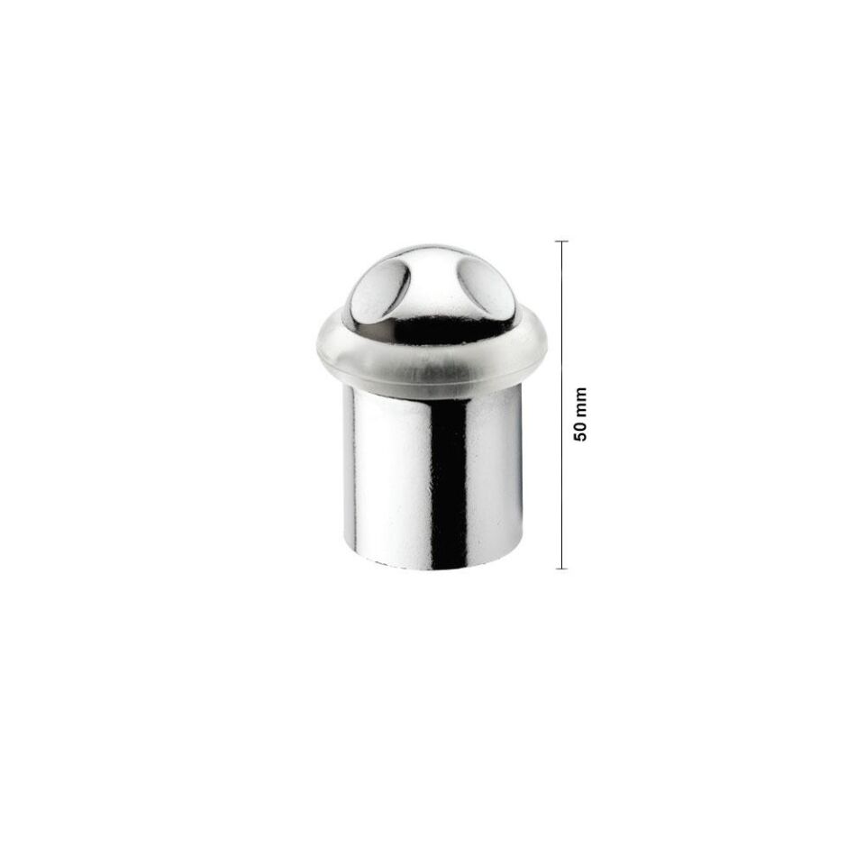 Contalı Kapı Tamponu Krom 50 Mm