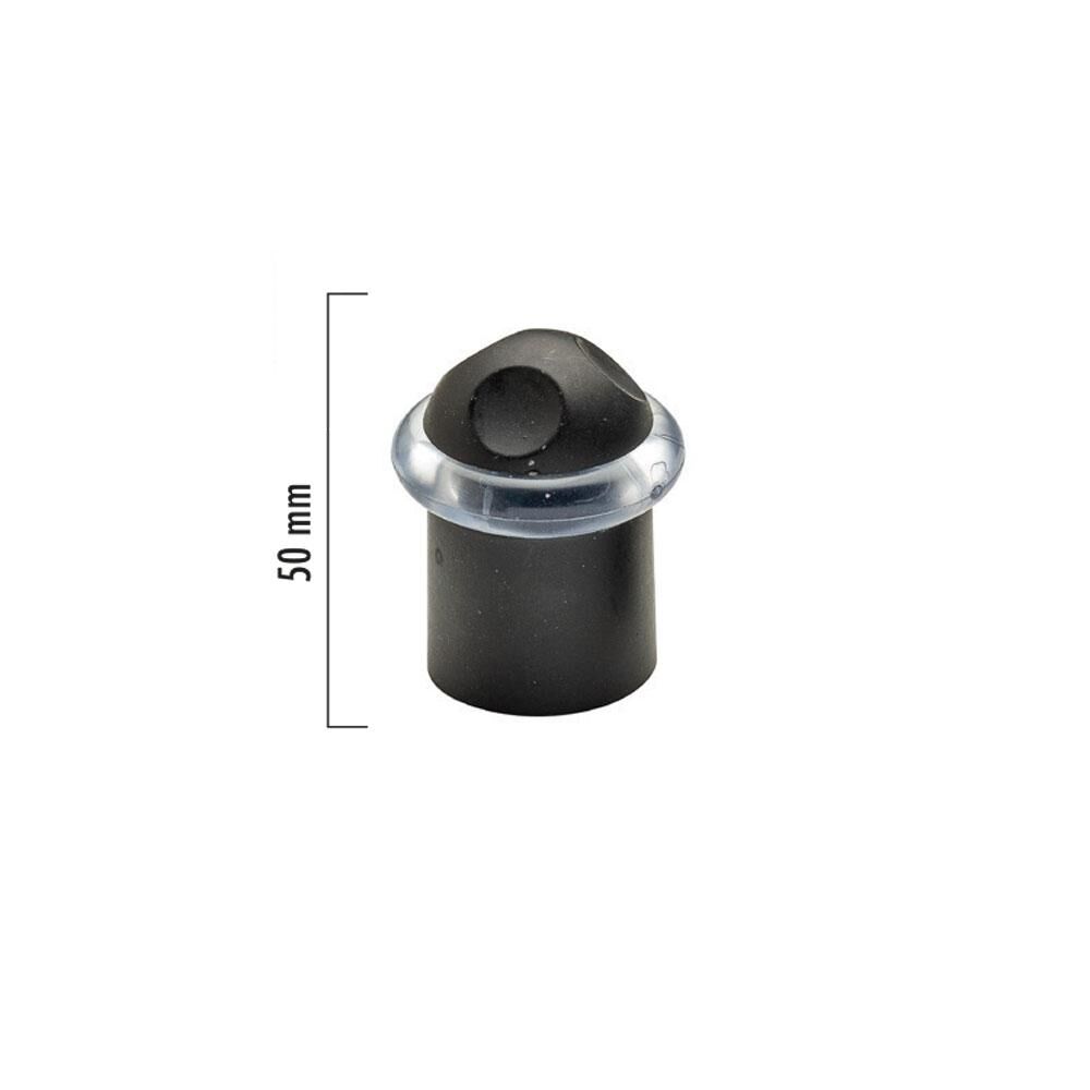 Contalı Kapı Tamponu Siyah 50 Mm