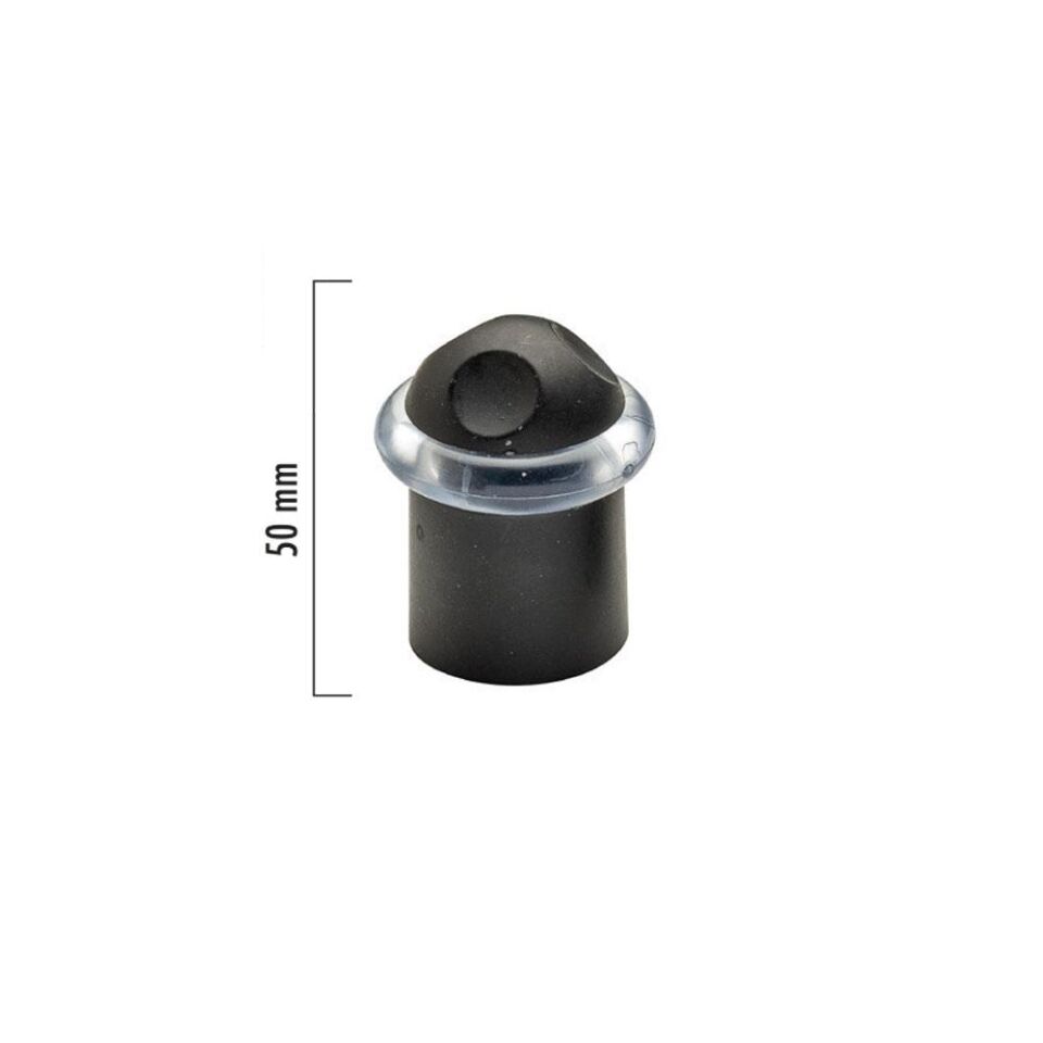 Contalı Kapı Tamponu Siyah 50 Mm