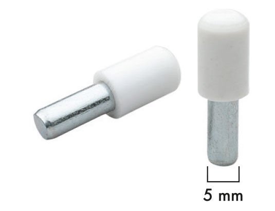 Plastik Başlı Metal Raf Pimi 5 Mm