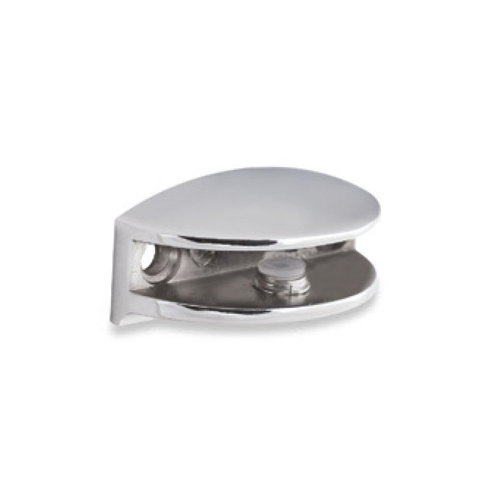 Cam Raf Tutucu  8mm Krom Kaplama Zamak Malzeme