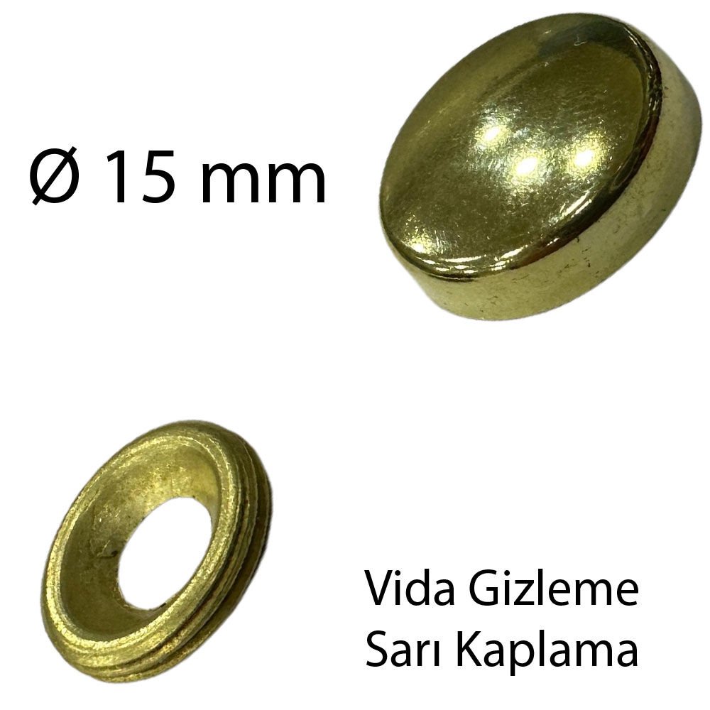 Vida Kapama Zamak Ø 15 Sarı