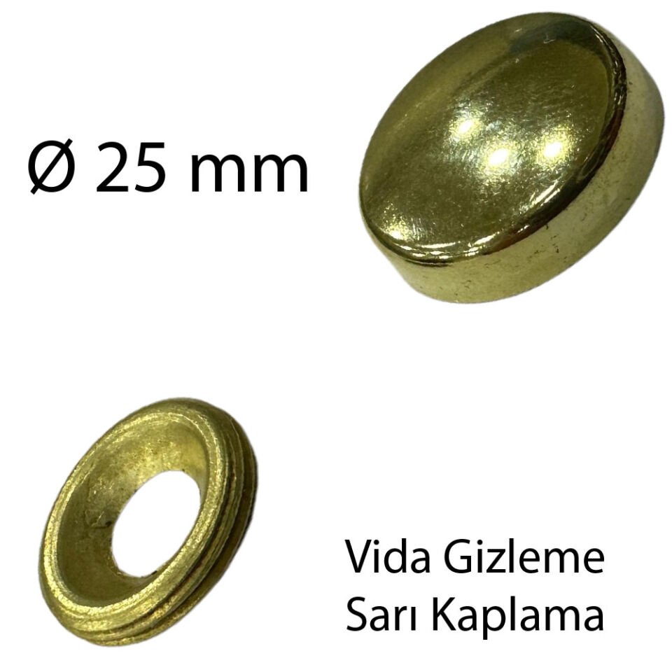 Vida Kapama Zamak Ø 25 Sarı