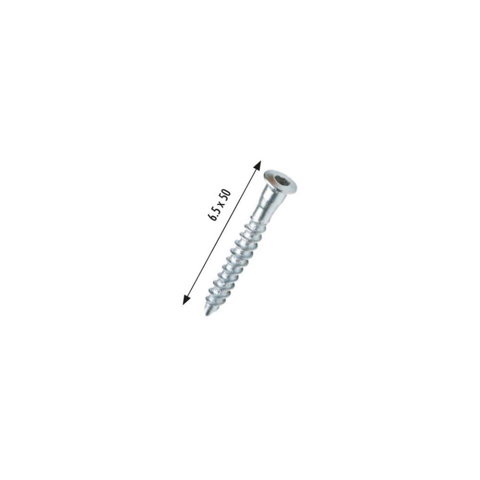 Kabin Vidası Allen Sivri 6.5 X 50 Çinko