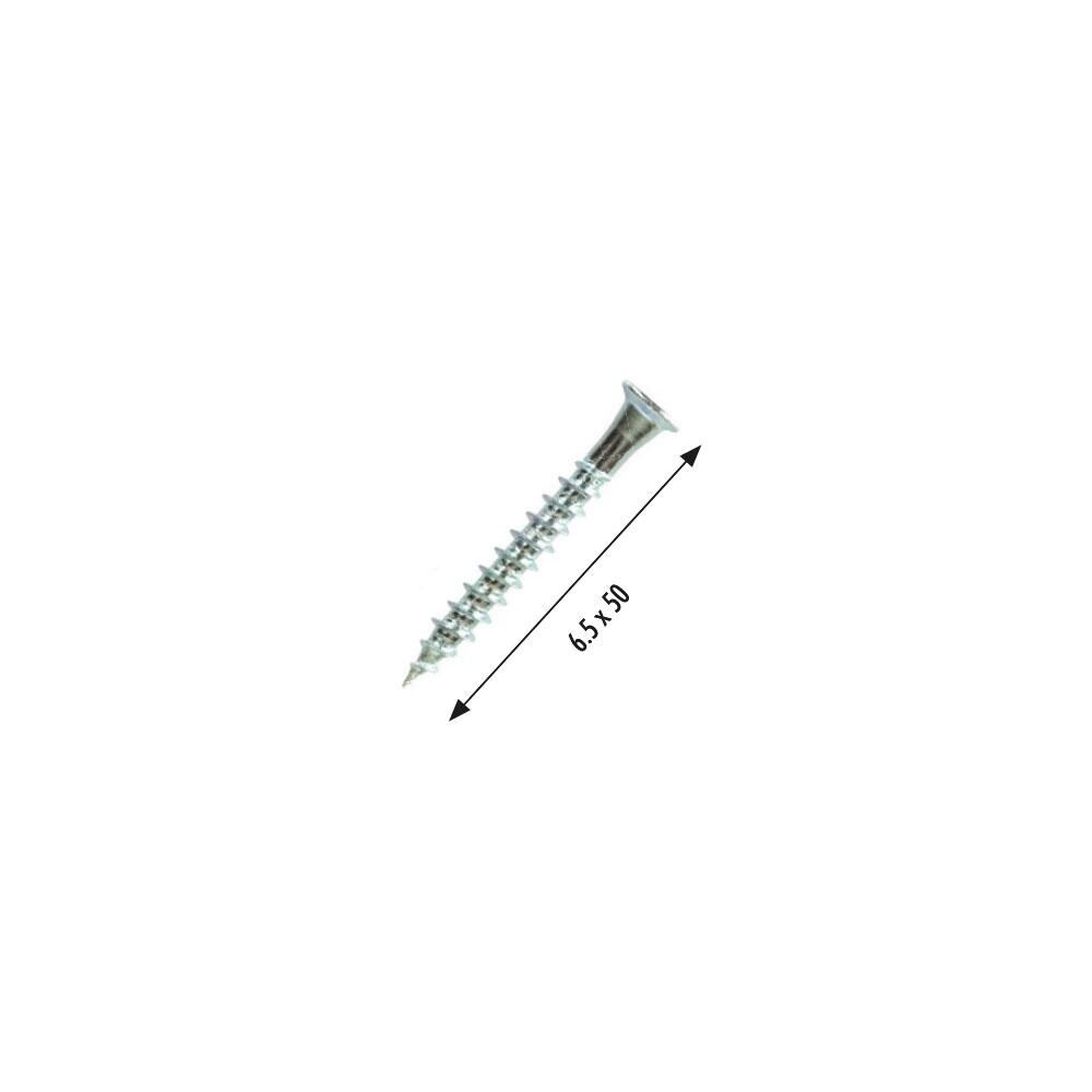Kabin Vidası Yıldız Sivri 6.5 X 50 Çinko
