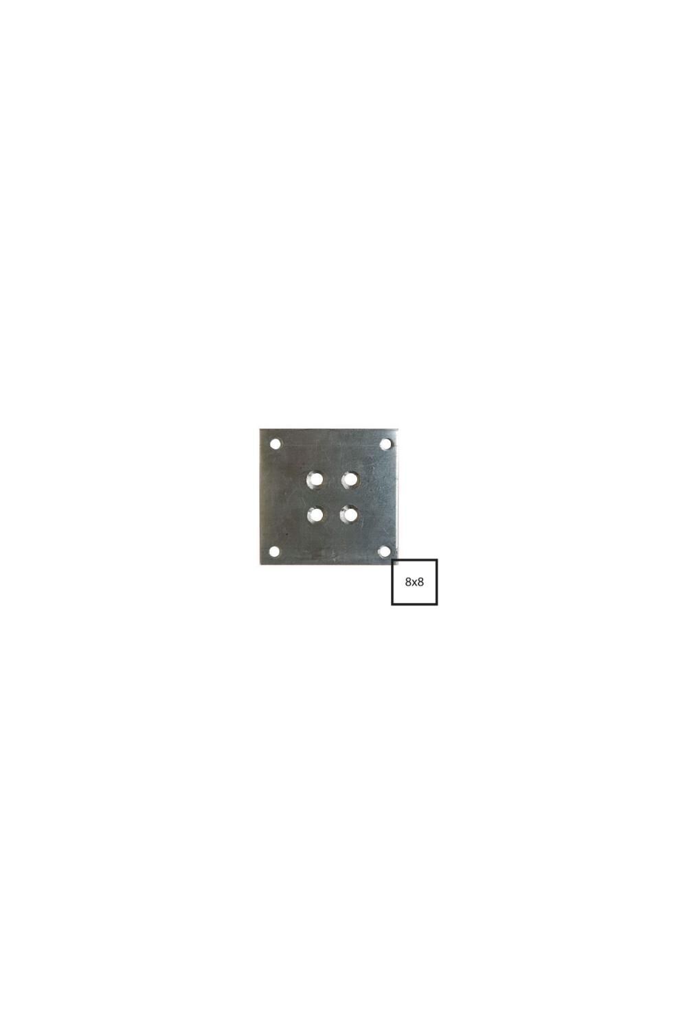 Masa Bağlantı Sacı Düz 80X80 Mm