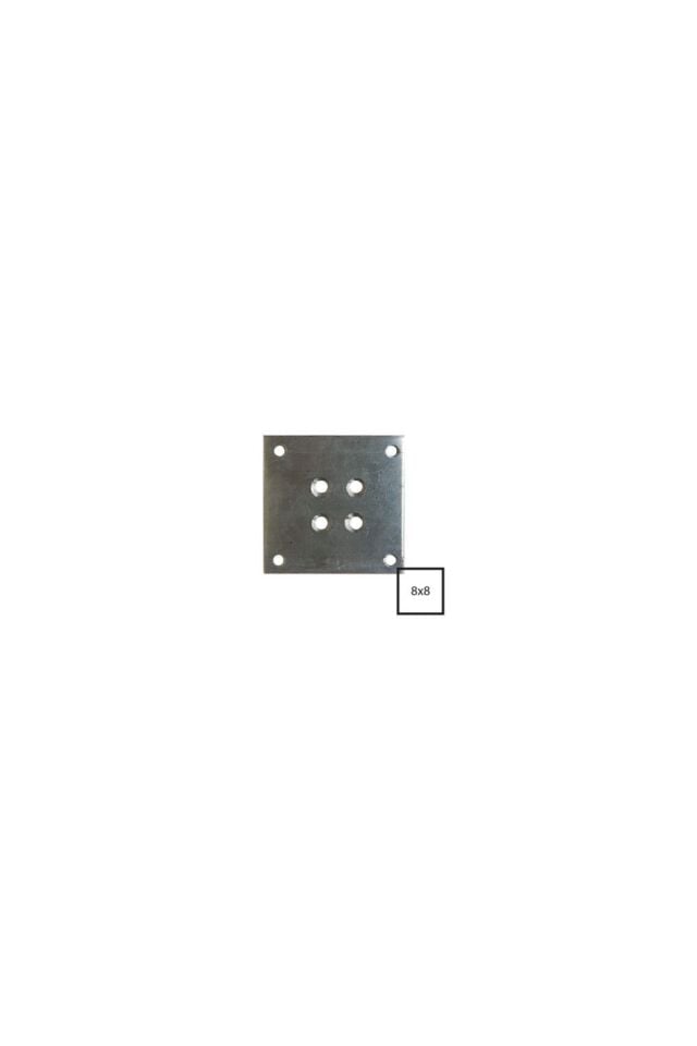 Masa Bağlantı Sacı Düz 80X80 Mm