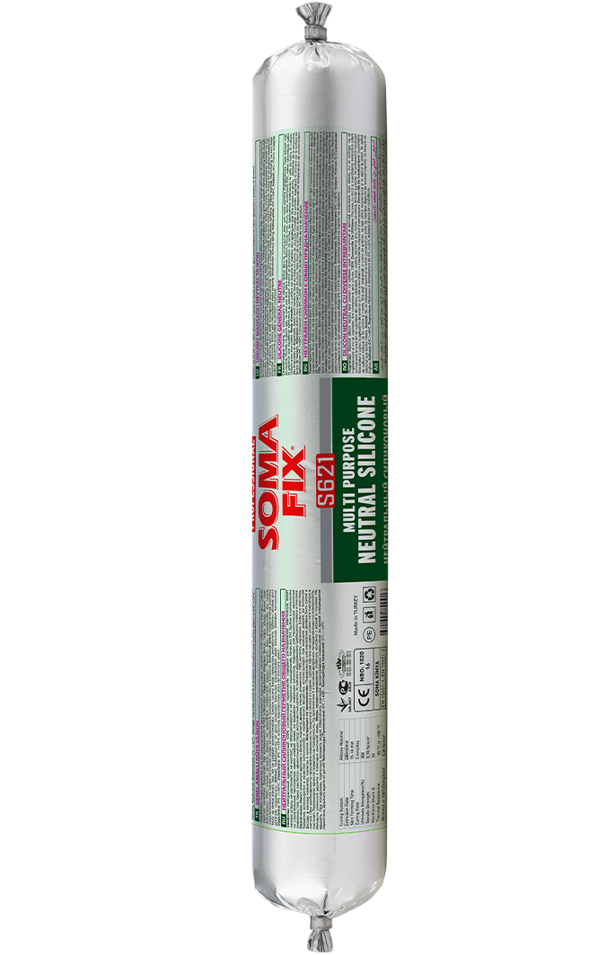 Somafix Genel Amaçlı Nötr Sosis Silikon S621 – Beyaz