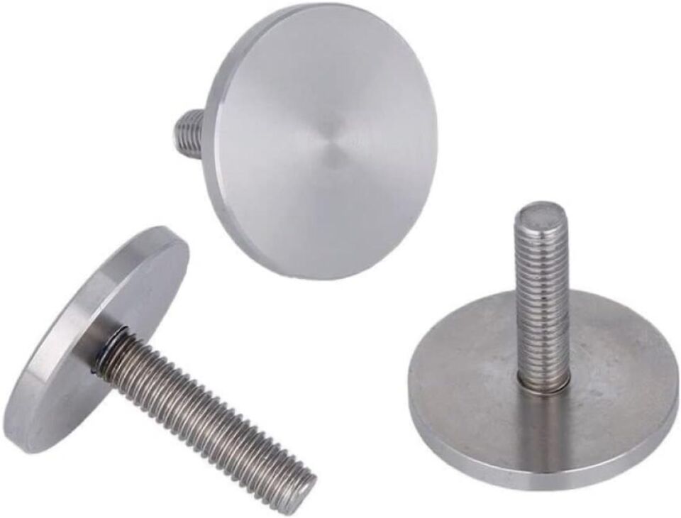 Paslanmaz Cam Sehpa Flanşı 65X4Mm M10