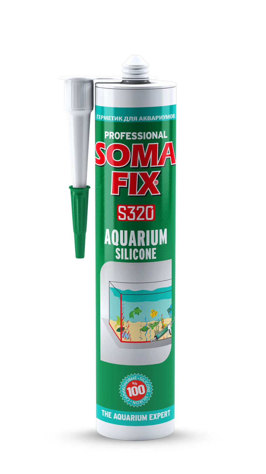 Somafix Akvaryum Silikonu S220 – Şeffaf Renk