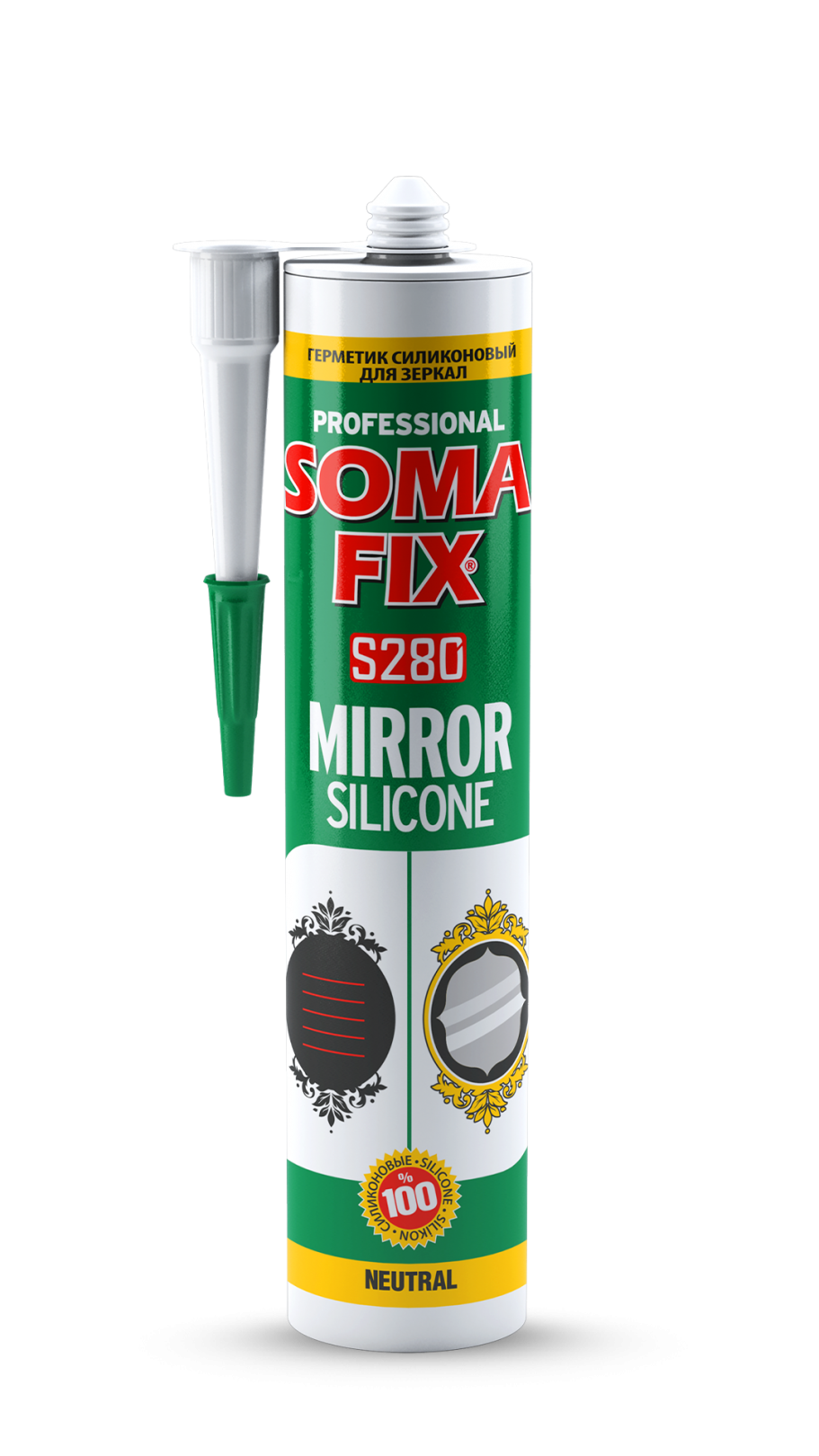 Somafix Ayna Silikonu S280 Şeffaf