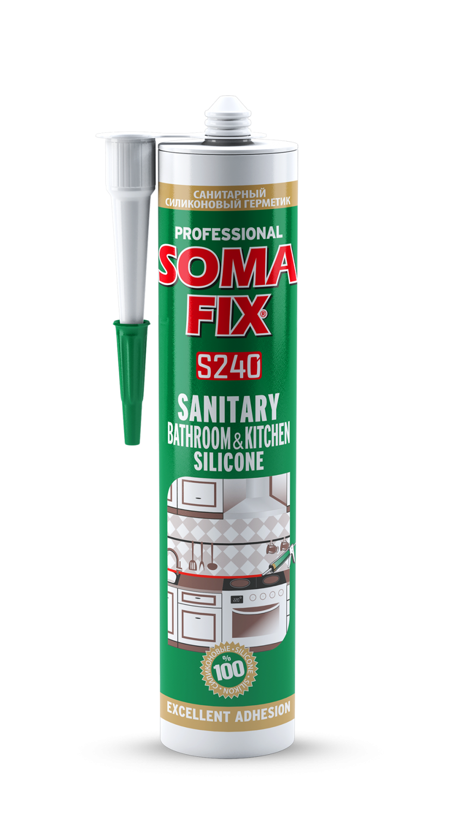 Somafix Banyo Ve Mutfak Silikonu S240 Şeffaf