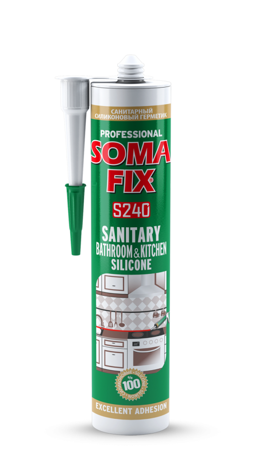 Somafix Banyo Ve Mutfak Silikonu S240 Şeffaf