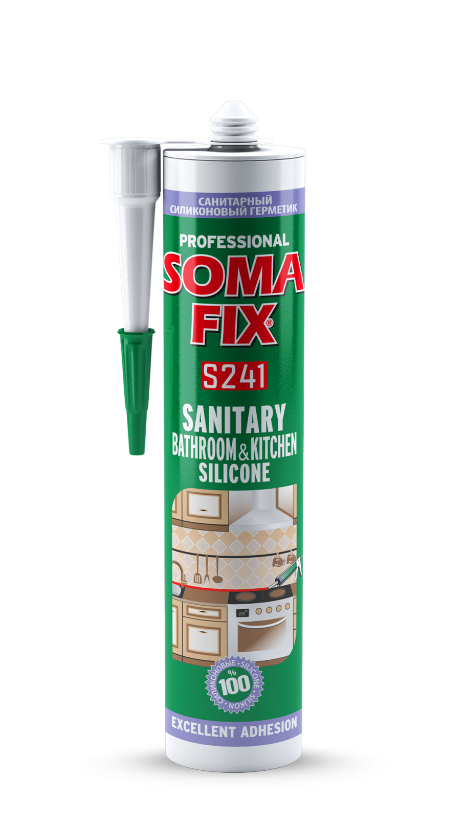 Somafix Banyo Ve Mutfak Silikonu S241 Beyaz