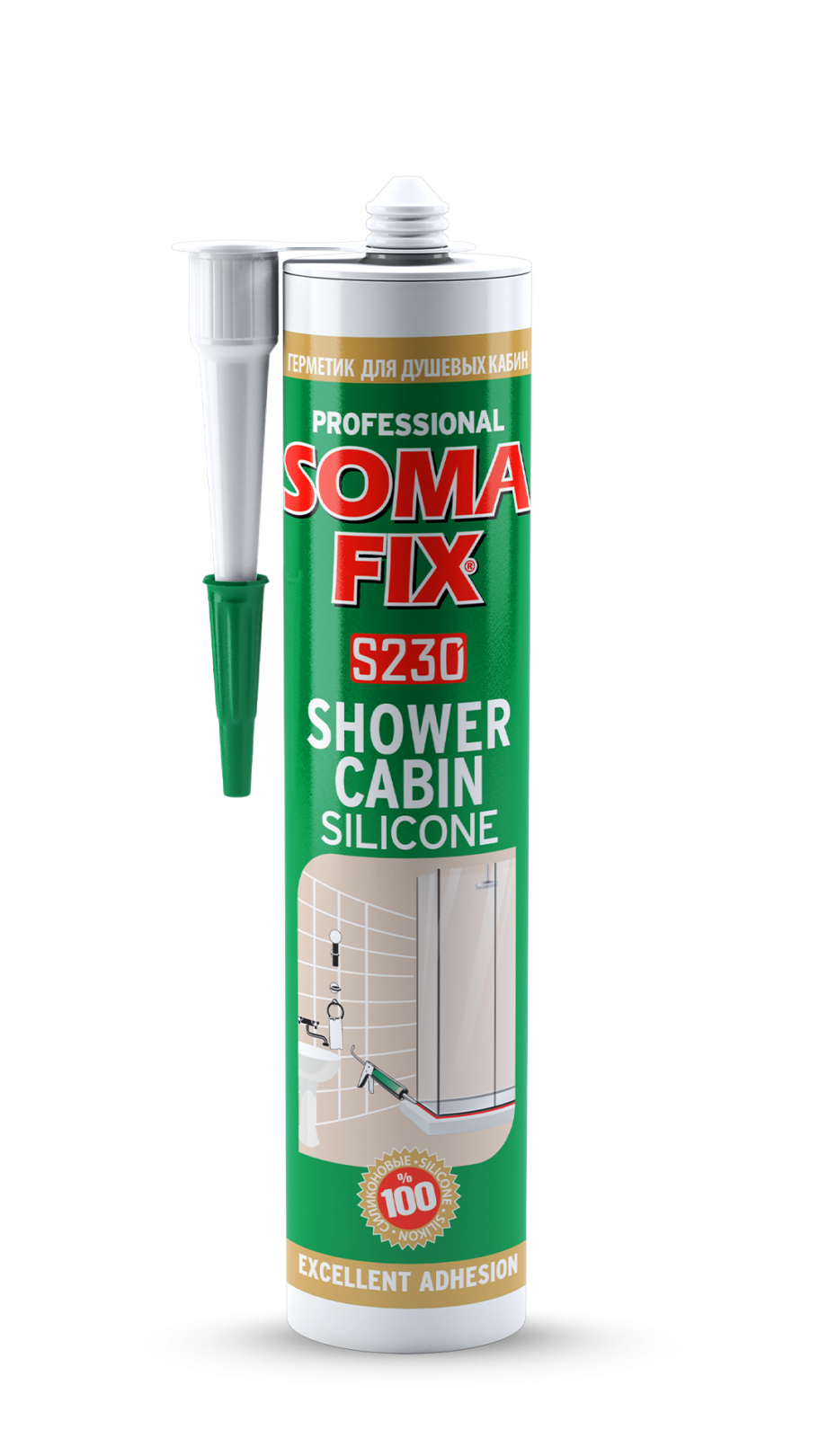 Somafix Duşakabin Silikonu S230 Şeffaf