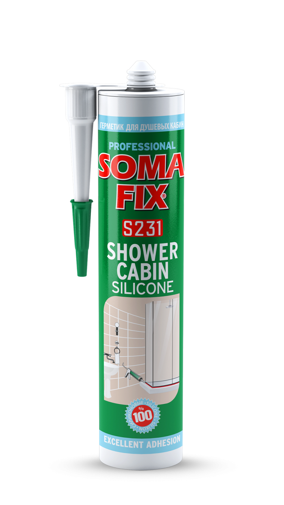 Somafix Duşakabin Silikonu S231 Beyaz