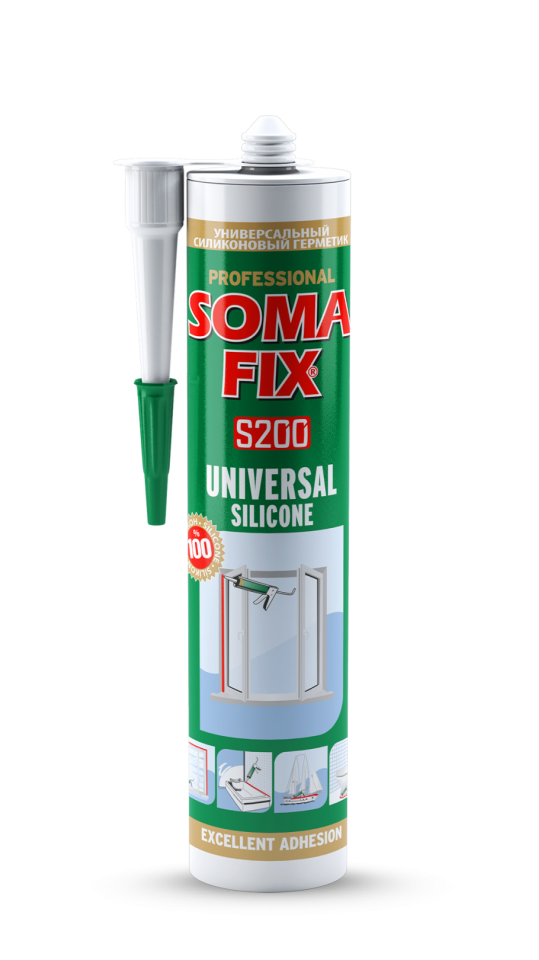 Somafix Universal Silikon 280 Ml Şeffaf  S200