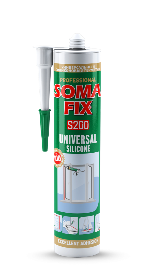 Somafix Universal Silikon 280 Ml Beyaz  S201