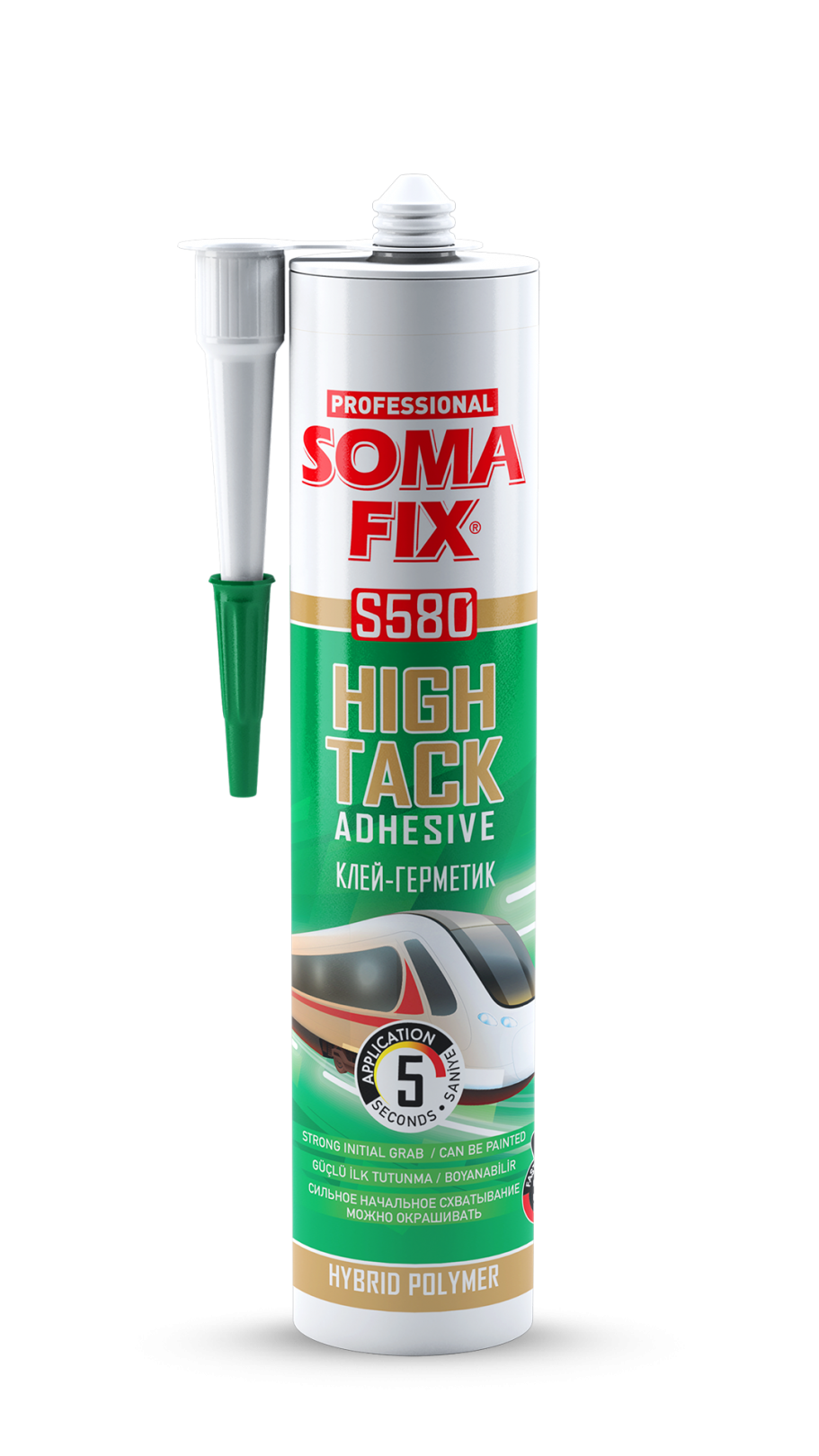 Somafıx S580 Hibrit High Tack Yapıştırıcı Beyaz