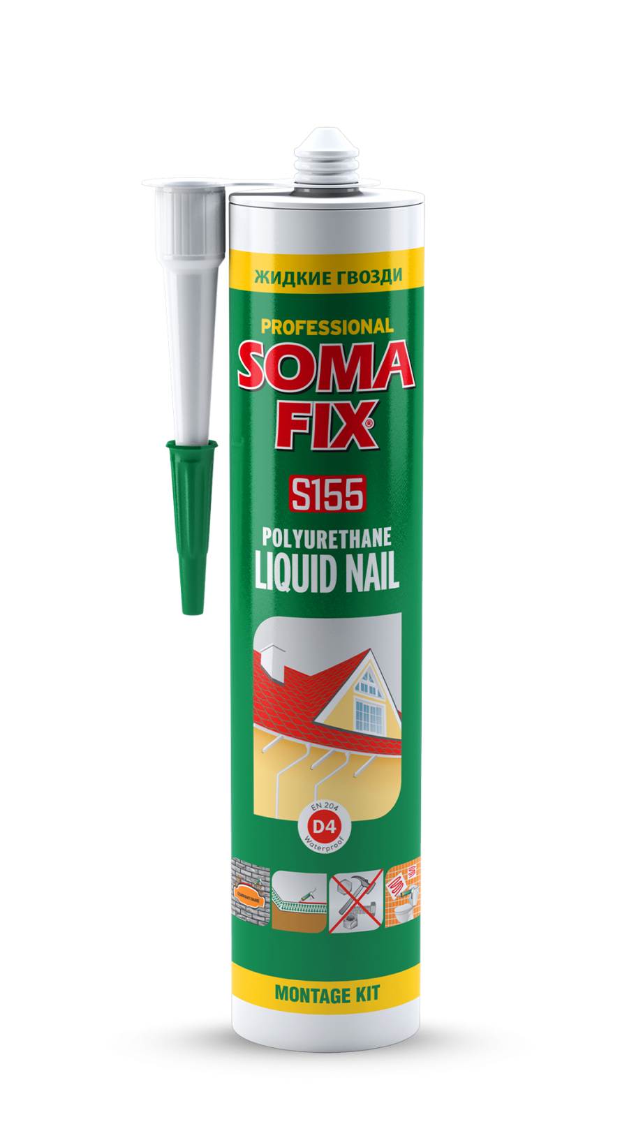 Somafıx Sıvı Çi̇vi̇ D4 (Poli̇üretan Bazlı) Bej Renk – S155