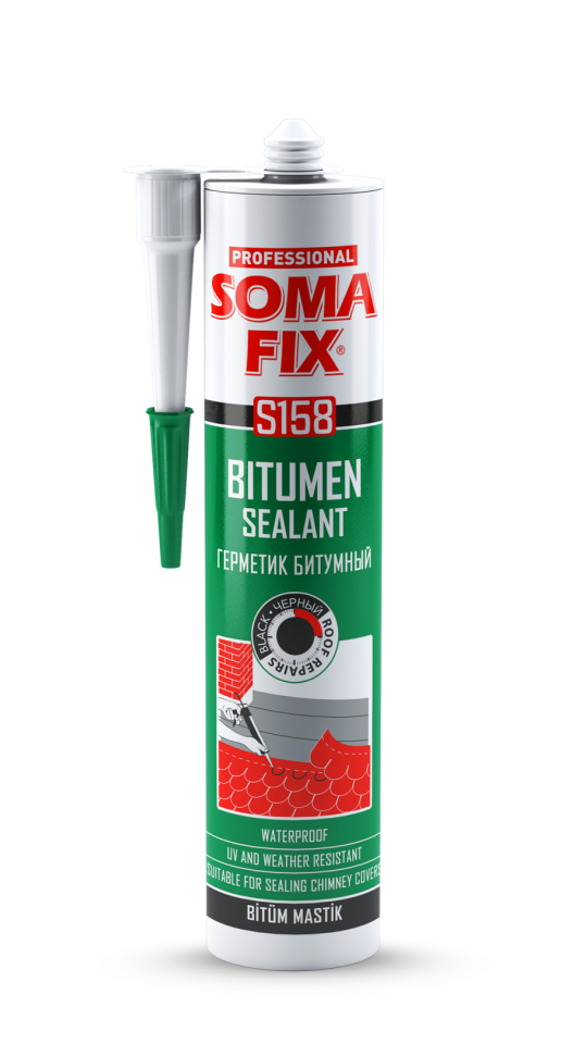 Somafıx Bi̇tüm Masti̇k 310 Ml Siyah – S15