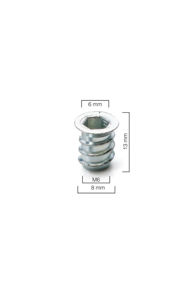 Metal Dübel M6 / 8×13 Çinko