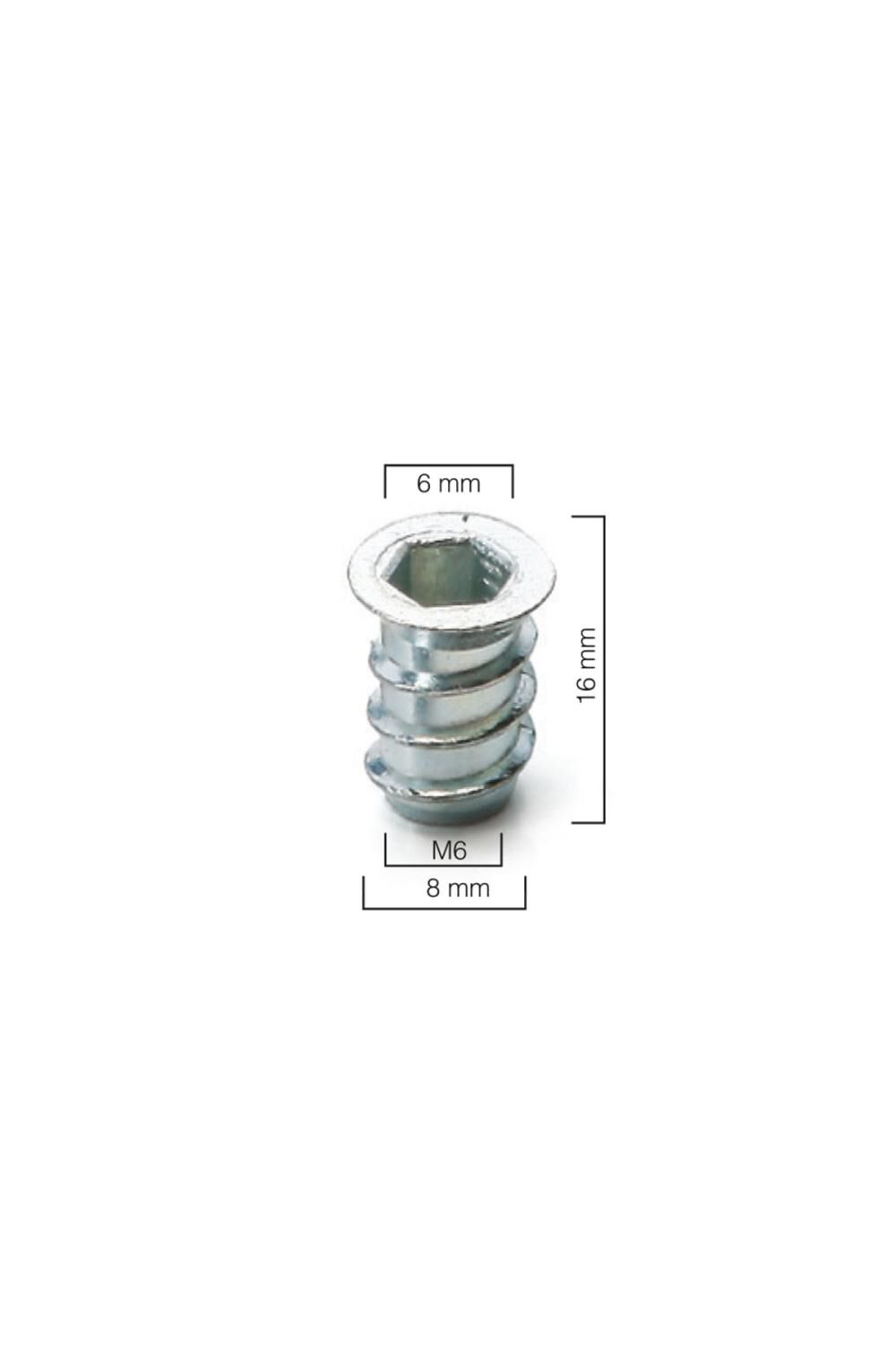 Metal Dübel M6 / 8×16 Çinko