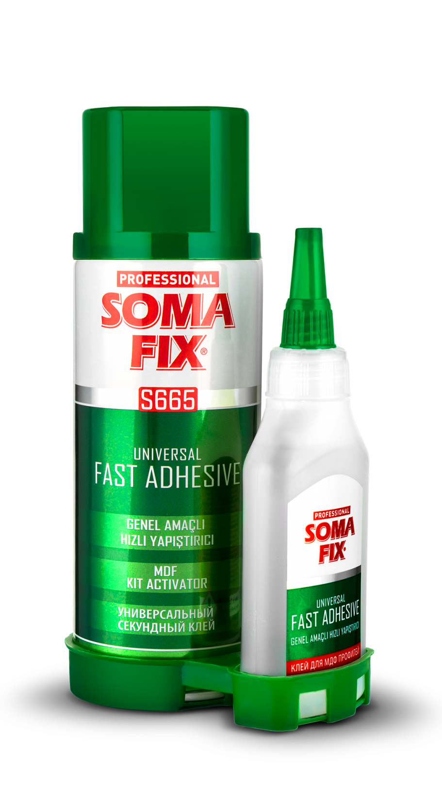 Somafıx S665 Genel Amaçlı Hızlı 400 Ml + 100 Gr Yapıştırıcı Seti