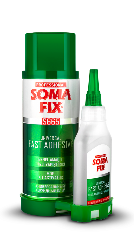 Somafıx S665 Genel Amaçlı Hızlı 400 Ml + 100 Gr Yapıştırıcı Seti