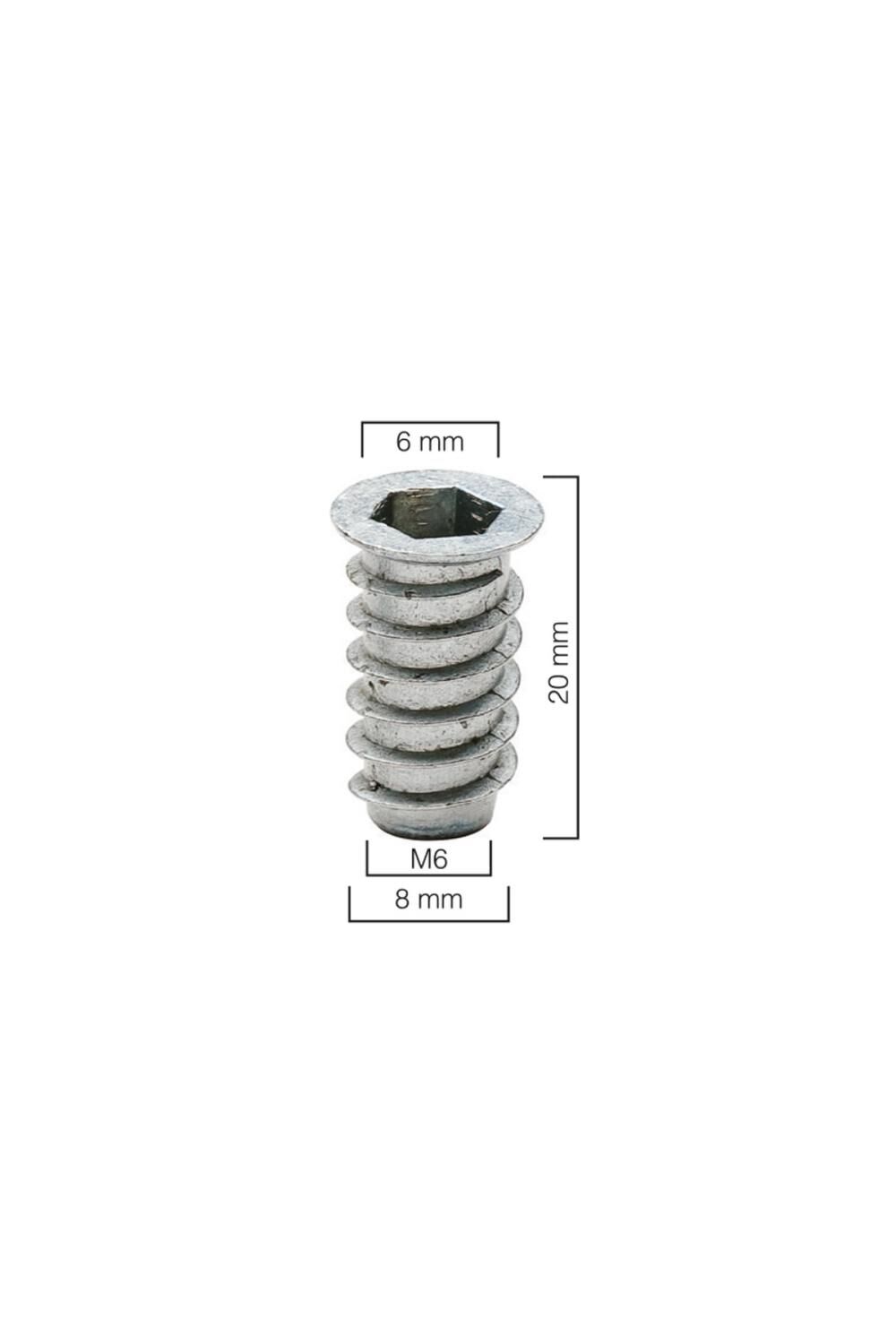 Metal Dübel M6 / 8×20 Çinko