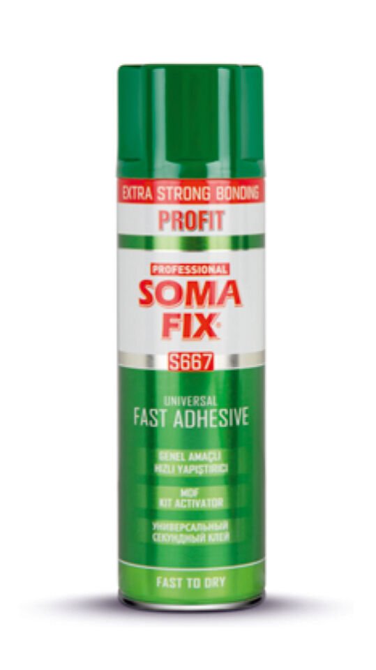 Somafıx Genel Amaçlı Hızlı Yapıştırıcı Aktivator – 500 Ml