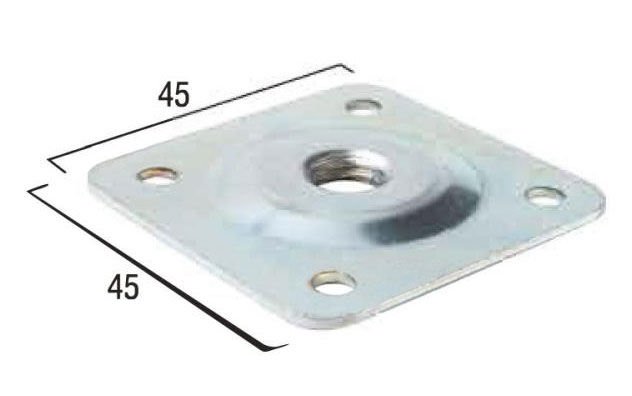 Kare Tabla M10 45X45 Çinko