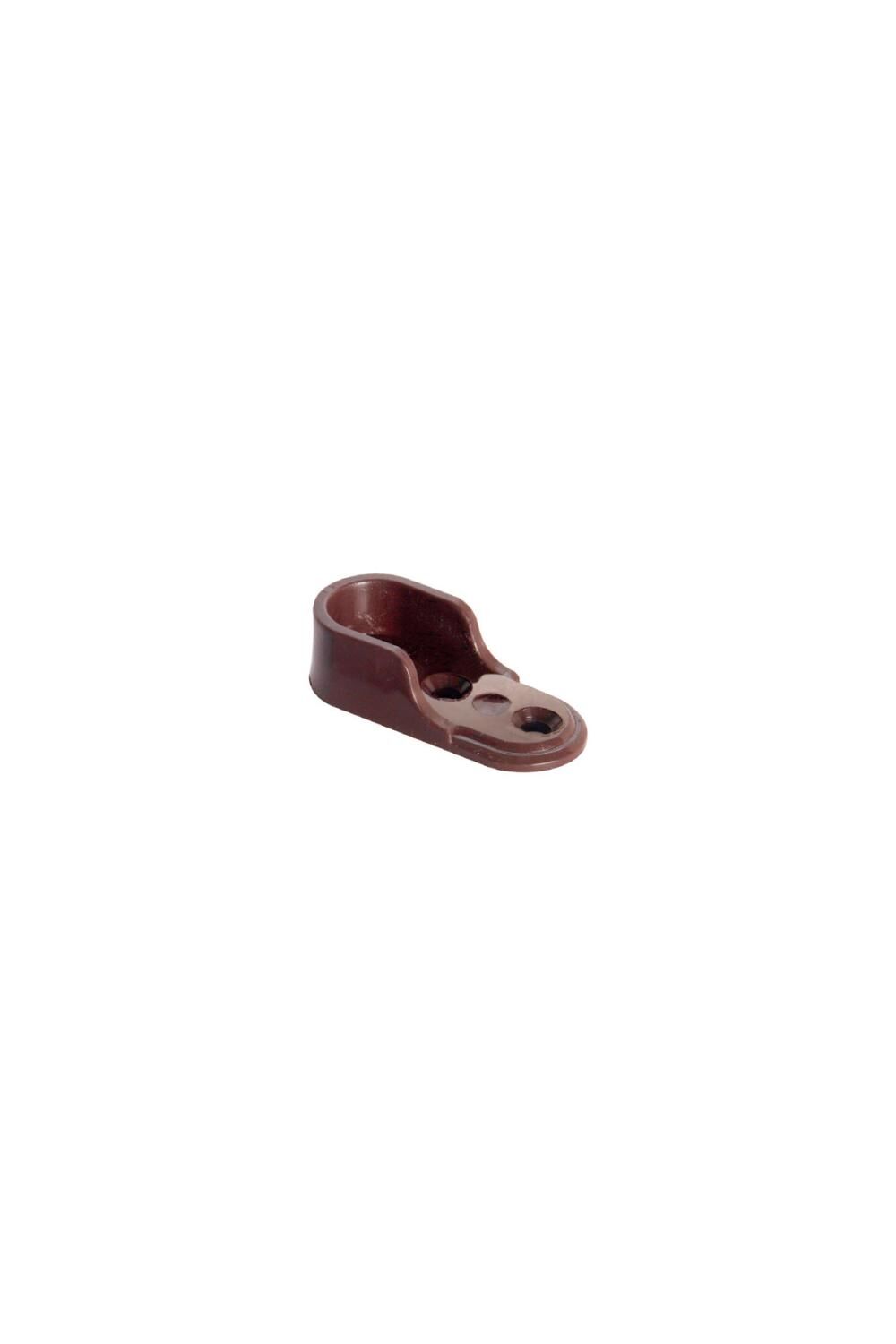 Plastik Oval Flanş 15×30 Kahve