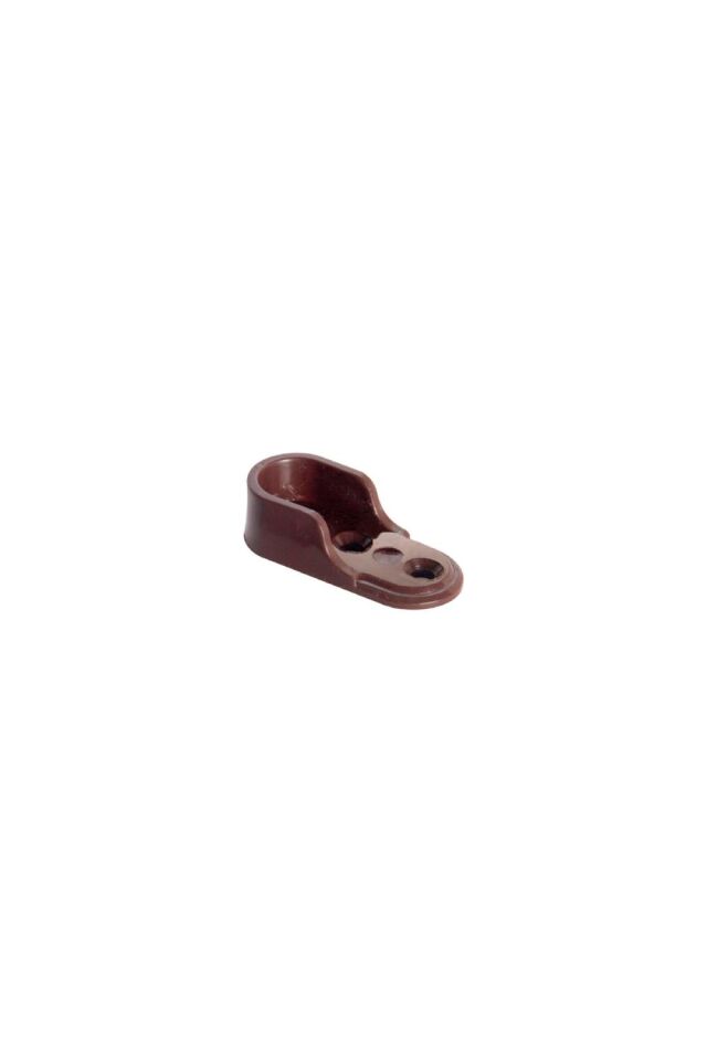 Plastik Oval Flanş 15×30 Kahve