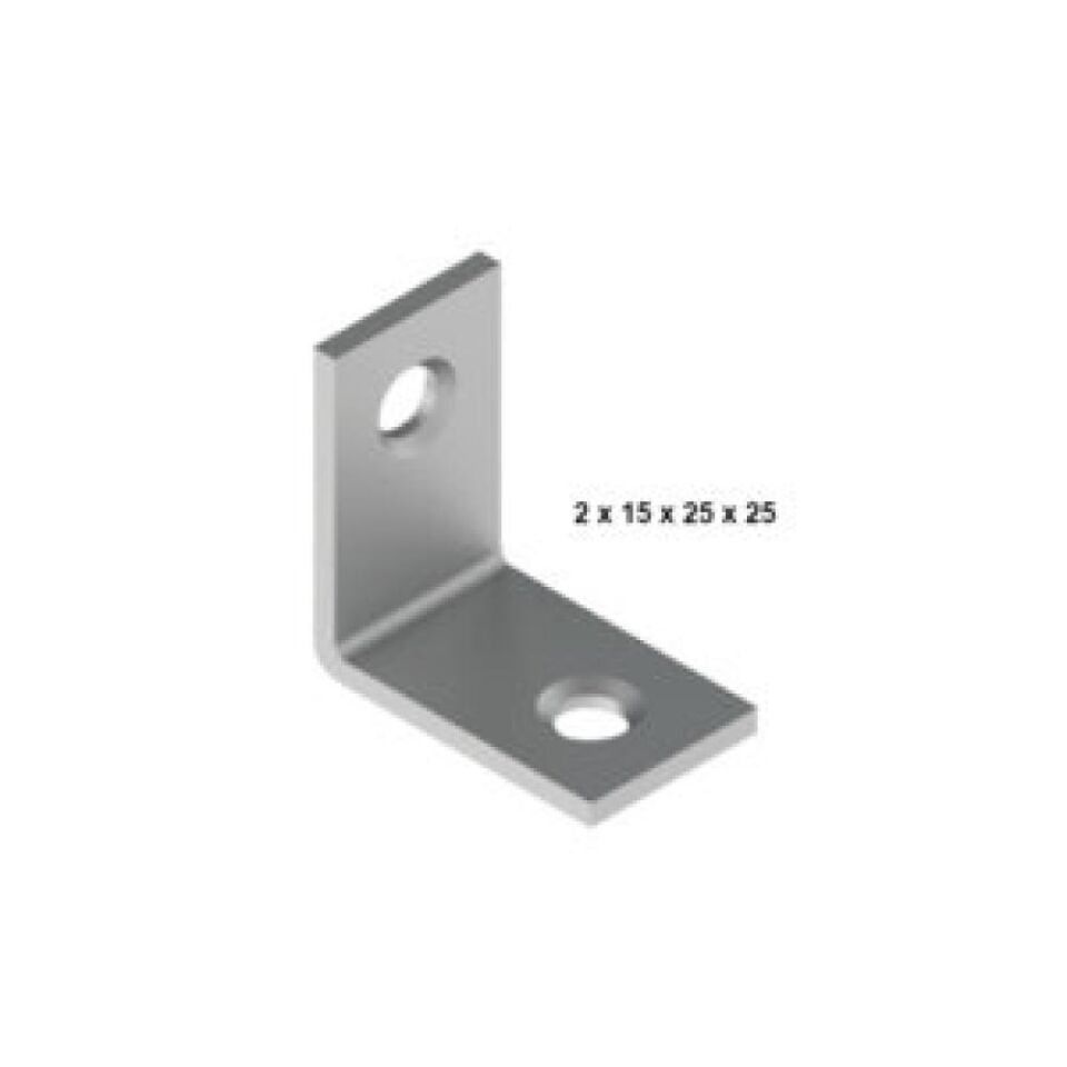 Metal L Gönye 2X15X25X25