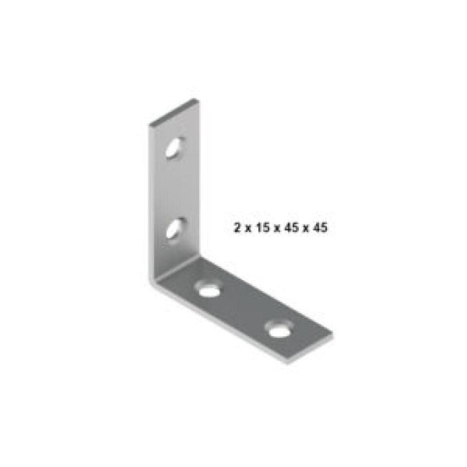 Metal L Gönye 2X15X45X45