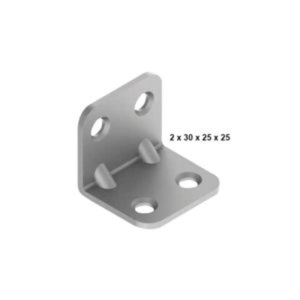 Metal L Gönye 2X30X25X25
