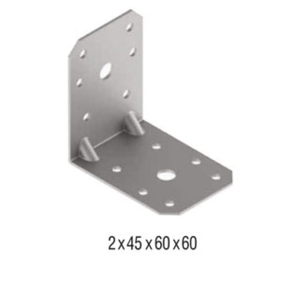 Metal L Gönye 2X45X60X60