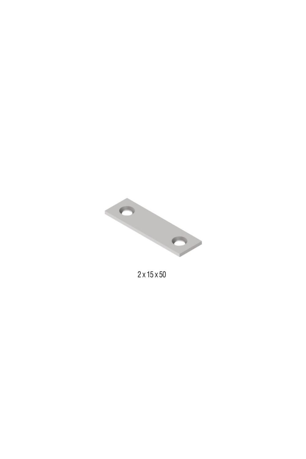 Metal Düz Gönye 2 X 15 X 50