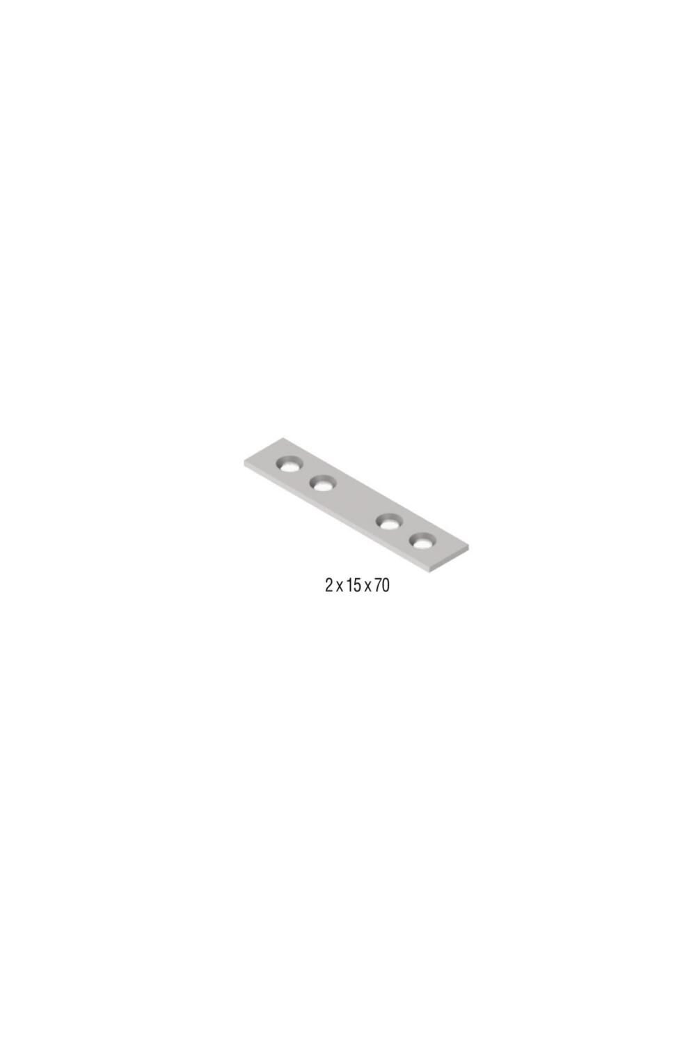 Metal Düz Gönye 2 X 15 X 70