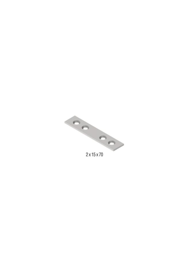 Metal Düz Gönye 2 X 15 X 70