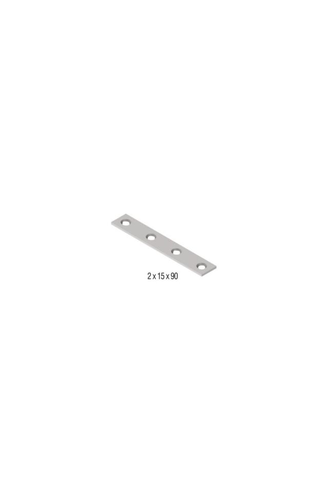 Metal Düz Gönye 2 X 15 X 90