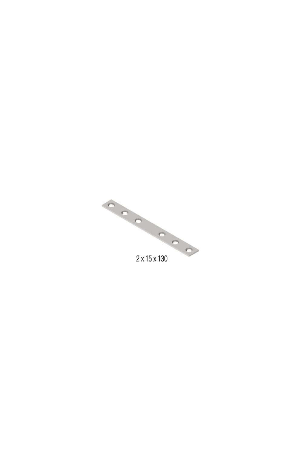 Metal Düz Gönye 2 X 15 X 130
