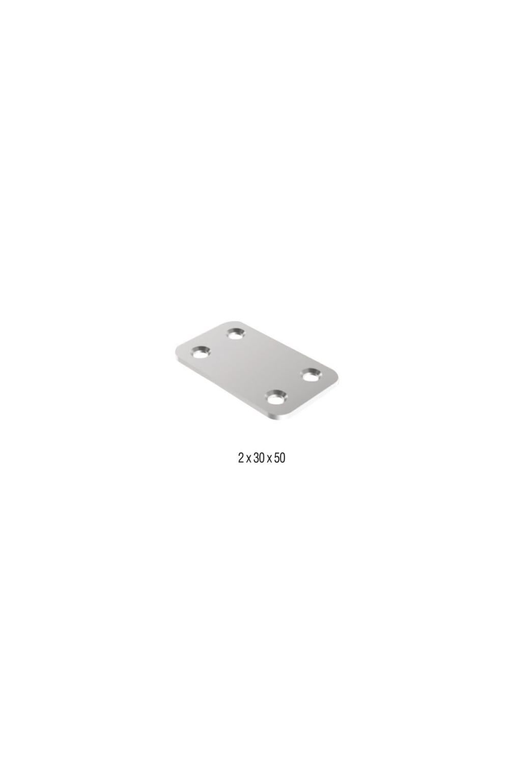 Metal Düz Gönye 2 X 30 X 50