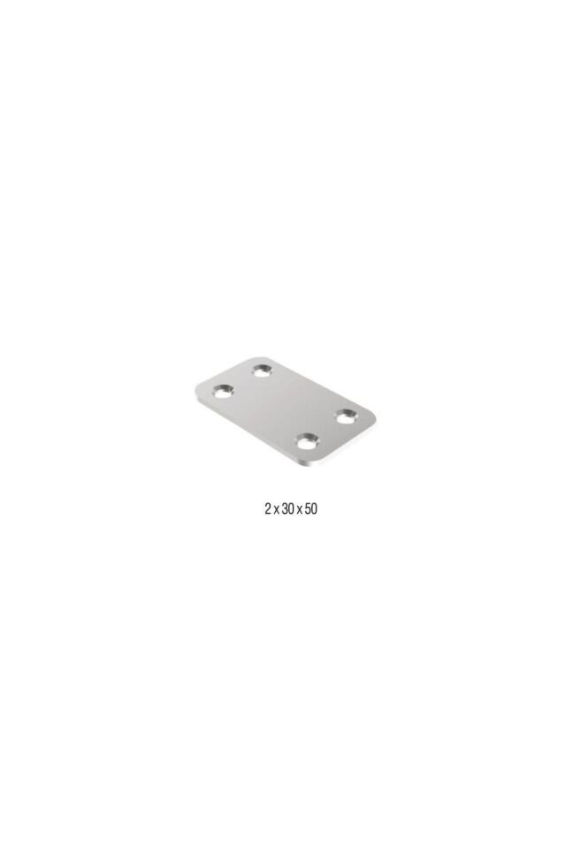 Metal Düz Gönye 2 X 30 X 50